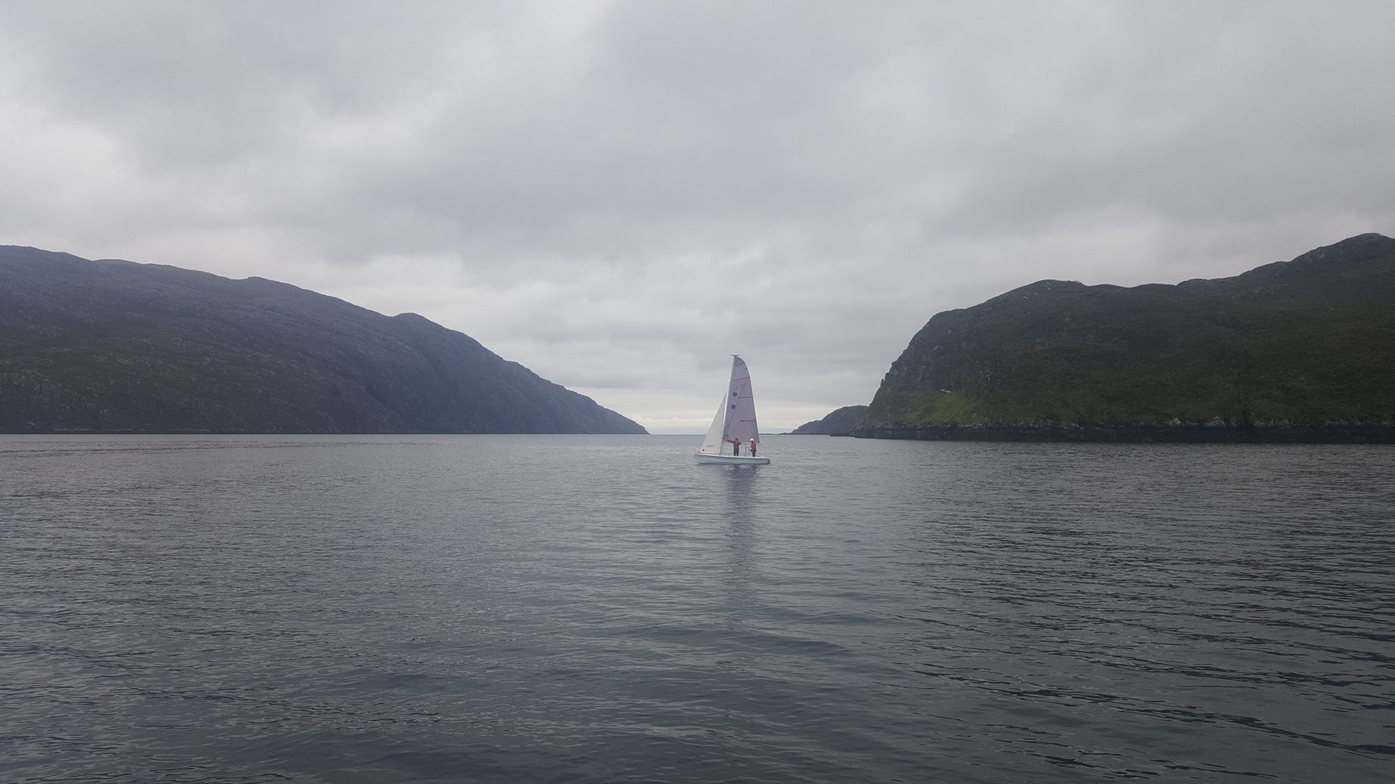 Sailing in Loch Seaforth