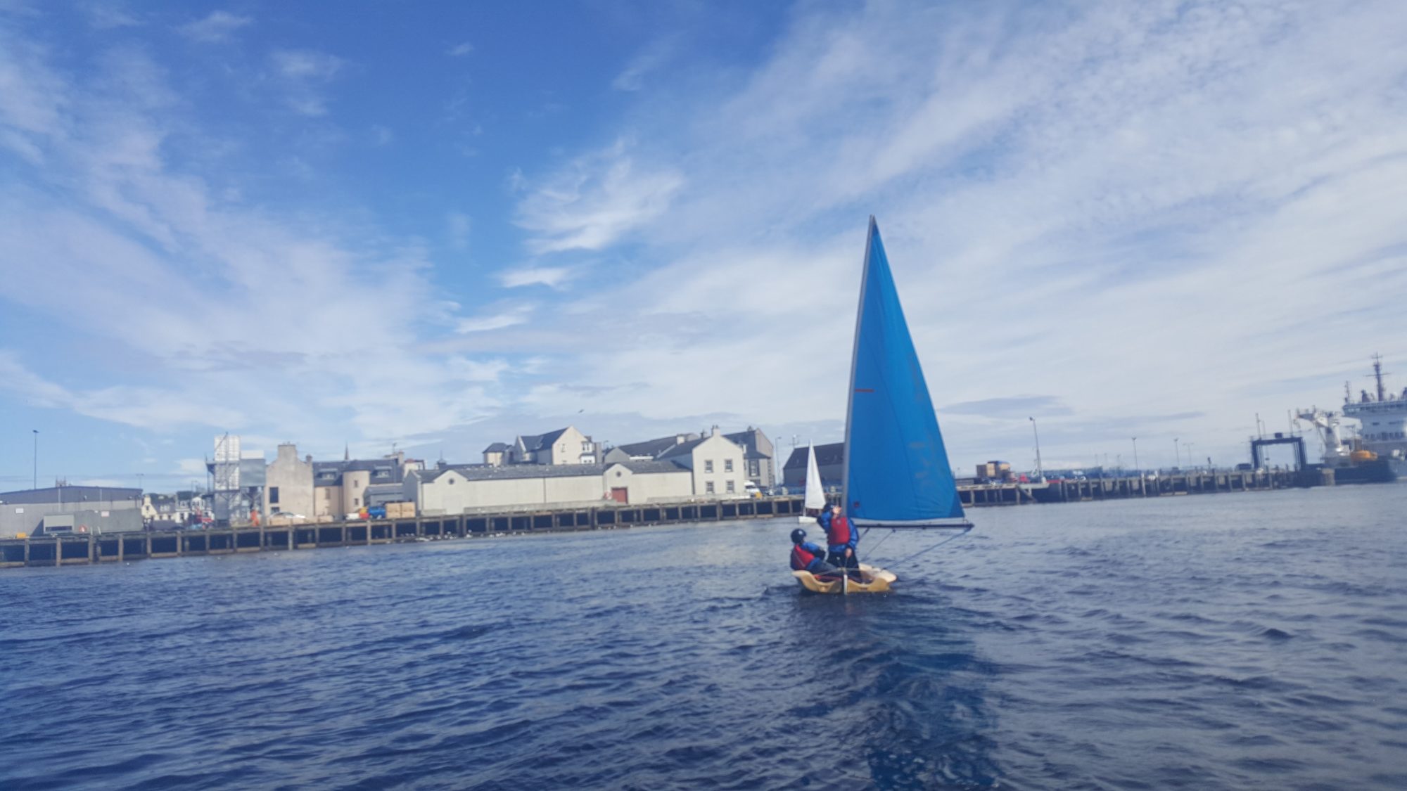 Sailing a Pico in Stornoway Harbour